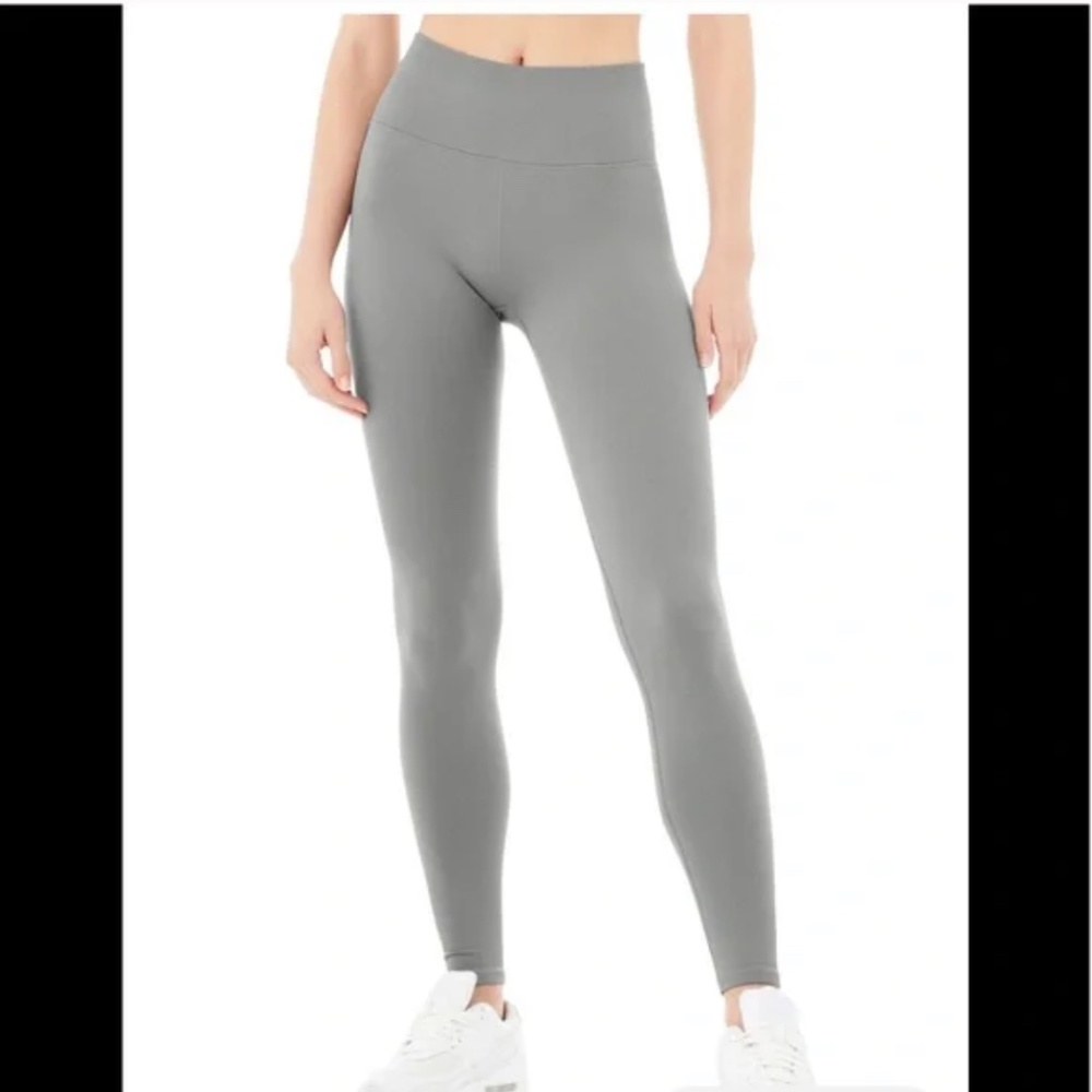 ALO SEAMLESS HIGH-WAIST RIBBED LEGGING - Medium